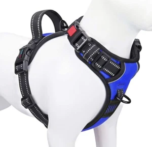 PHOEPET Size XL No Pull Dog Harness Reflective Adjustable Vest Training Handle - Picture 1 of 9
