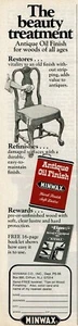 Pubblicità Stampa Vintage 1978 Il Trattamento di Bellezza Antica Finitura Olio Minwax Tutto Legno - Foto 1 di 2