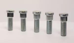 5 x M14 x 1,5 Einklopfen Radbolzen, 14,6 mm Spline, 33 mm Gewinde - Bild 1 von 2