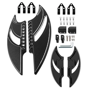 Passenger&Driver Floorboards Foot Pegs for Harley Touring street glide FLHX - Picture 1 of 12