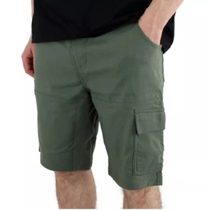 Gerry 2-Way Stretch 5 Pocket Sz 40 Adjustable Waist Venture Cargo Shorts Green  - Picture 1 of 11