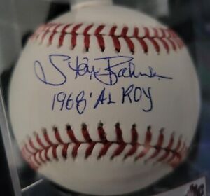 Stan Bahnsen Autographed Official MLB Ball Witness Coa Insc 1968 AL ROY" YANKEES