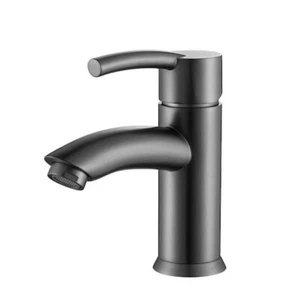 Roswell Bliss Rubinetto bagno manico singolo foro in grafite metallo pistola - Foto 1 di 5