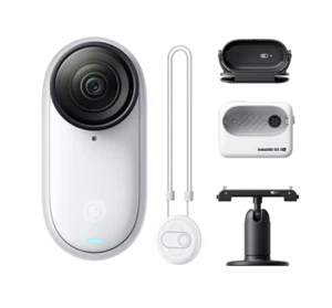 AU STOCK-Insta360 GO3S with 128GB Memory 4K Video Small Action Camera-White - Picture 1 of 9