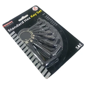 8 Piece Standard SAE Hex Key Allen Wrench Set 1/16” to 1/4”  Sterling Tools - Picture 1 of 4