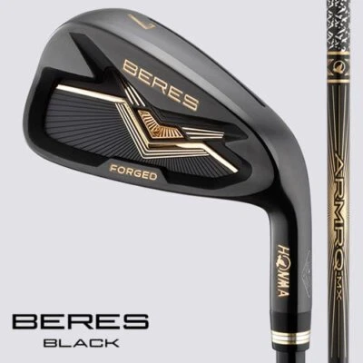 Honma 2022 BERES BLACK iron wedge  ARMRQ MX BLACK golf club JAPAN model - Image 1 of 4