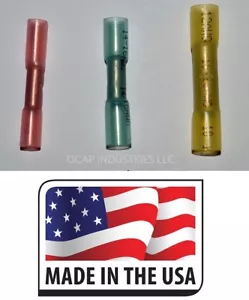 (100) 3M Heat Shrink Butt Connector assortment Marine Electrical Wiring USA Made - Picture 1 of 1