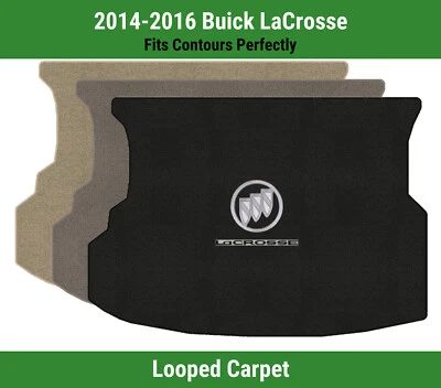 Alfombrilla de maletero Lloyd Loop para '14-16 LaCrosse con escudo Buick plateado con negro sobre plata Foto 1 de 4