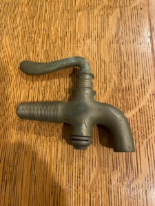 Antique Solid Brass Beer Whiskey Wine Barrel Spigot Tap, Works - Picture 1 of 2