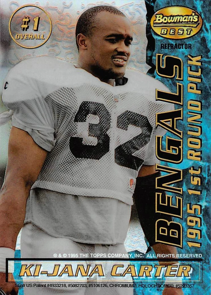 1995 Bowman's Best Football Mirror Image Draft Refractor Singles - You Choose - Image 1 of 1