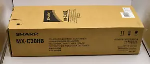SHARP MX-C30HB MXC30HB WASTE TONER CONTAINER BOX MX C250 C300 C301 C303 ULNT-26 - Picture 1 of 1