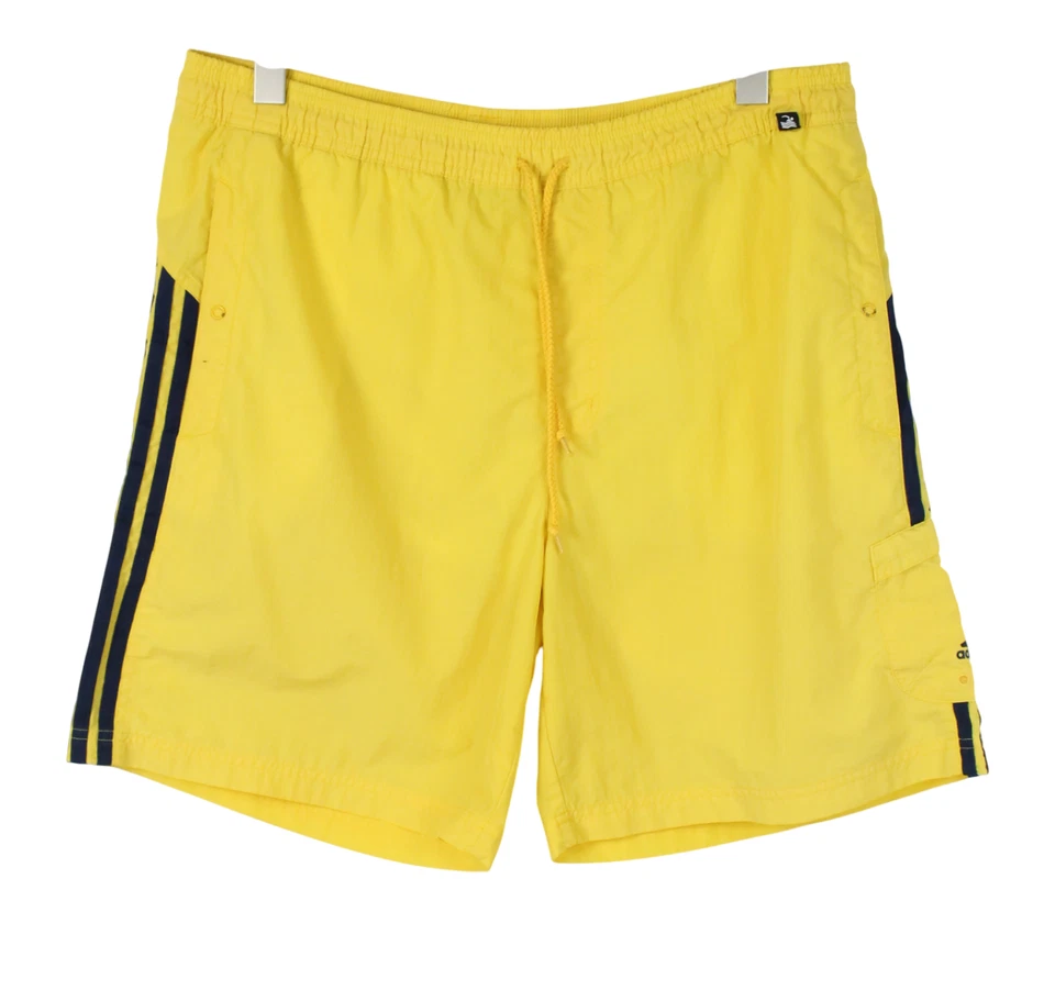Adidas Pantalones Cortos Hombre Grande Deporte Malla Forro Cintura Elástica Snap - Imagen 1 de 4