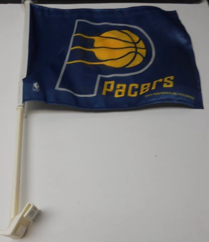 Indiana Pacers Car Flag. Printed both sides.   #380/A107 Cover