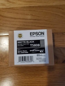 NEW SEALED Genuine EPSON Cartridge T5808 - Picture 1 of 2