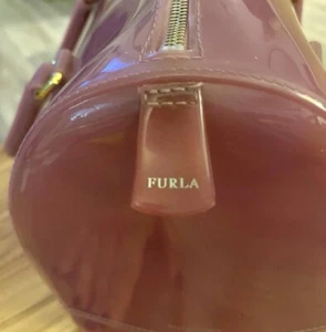 Preowned Furla Mauve Jelly Candy Bag - Picture 1 of 8