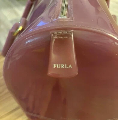 Preowned Furla Mauve Jelly Candy Bag - Image 1 of 4