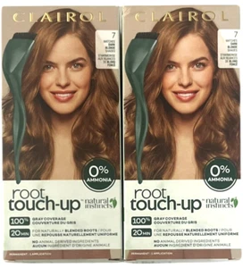 Clairol Root Touch-Up Permanent Hair Dye ~ 7 Dark Blonde - Hair Color - LOT of 2 - Picture 1 of 4