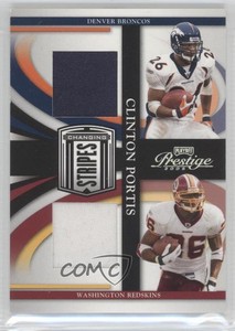 2005 Playoff Prestige Changing Stripes Materials /250 Clinton Portis #CS-2
