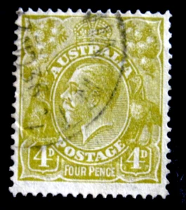 AUSTRALIA - SCOTT# 34 - USED - CAT VAL $12.00 - Picture 1 of 2