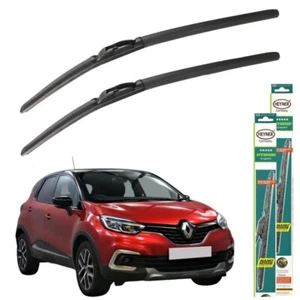 Fits Renault Captur 2013-2019 Set of 2 Windscreen Wiper Blades HH26"14"BL/TLB - Picture 1 of 12