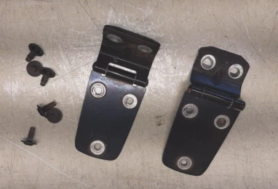 Jeep Wrangler TJ 97-06 Hood Hinges BLACK W/ 6 Bolts FREE SHIPPING - Image 1 of 4