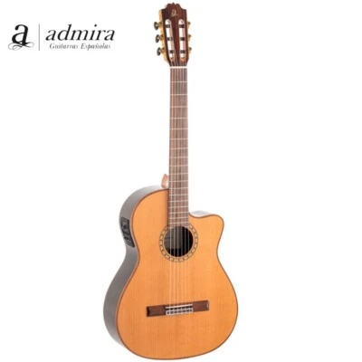 Admira CROSSOVER Solid Cedar Top Cutaway Acoustic Electric Classical Guitar - Image 1 of 4