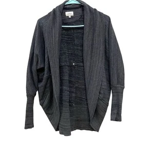 Aritzia Wilfred Open Front Sweater Cardigan Gray Studded Warm Womens S - Picture 1 of 8