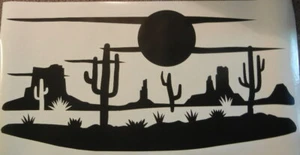 (2) NIGHT DESERT DECALS VINYL GRAPHIC  RV CAMPER MOTOR HOME TRAILER MOUNTAIN - Bild 1 von 3