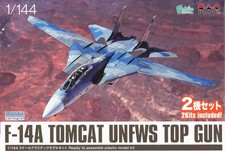 PLATZ 1/144 F-14A TOMCAT UNFWS TOP GUN Model Kit 2 Kits included PF-74