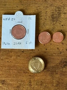 Malta 2011 Euro Satz (unc) Cent 50, 5, 2, 1 - Bild 1 von 1