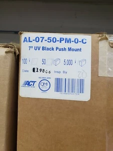 AL-07-50-PMW-0-C ACT 7 ZOLL SCHWARZE KABELBINDER. DRÜCKHALTERUNG. Menge: 100 / Beutel - Bild 1 von 2