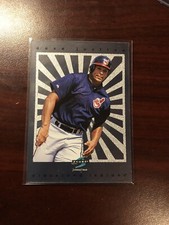 1997 SCORE HOBBY RESERVE COLLECTION REAL SET BREAK #442 DAVID JUSTICE INDIANS SP