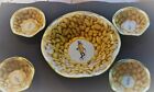 Planters' Mr. Peanut 5 Nut Dishes, Large 6" Dish/ 4 Individual Serving 3" Dishes