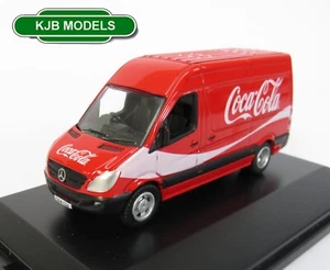 BNIB OO GAUGE OXFORD 1:76 76MSV007CC Coca Cola Mercedes Sprinter Van - Picture 1 of 3