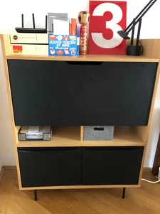 Sekretär Schreibtisch, Gebraucht, Holz, Sehr guter Zustand, Schick, Modern - Bild 1 von 5