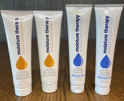 Lot Of 4 Avon Moisture Therapy 2 Vitamin Treatment, 2 Intensive Healing & Repair - Image 1 of 4