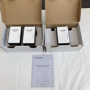 3 x TP-Link AV500 Mini Powerline Adapter Model #TL-PA411 - Afbeelding 1 van 9