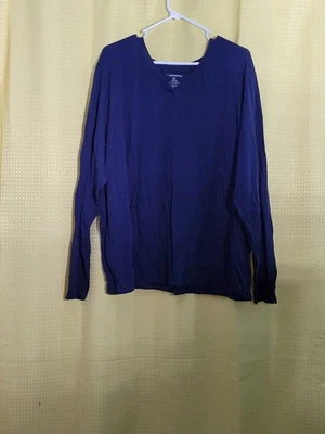 Top pijama de manga larga para mujer Liz Claiborne fresco y tranquilo talla 3XL Foto 1 de 3