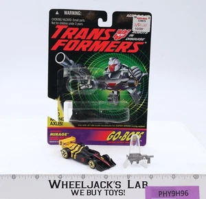 G2 Mirage Go-Bot komplett mit Cardback & Bubble 1995 Hasbro Transformers Vintage - Bild 1 von 7