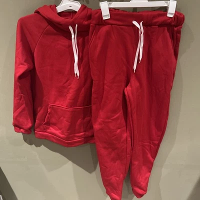 Sudadera para mujer a juego roja traje de chándal talla mediana nuevo con etiquetas cordones informal Foto 1 de 4