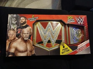 WWE Universal Championship Talking Toy Belt - Picture 1 of 2