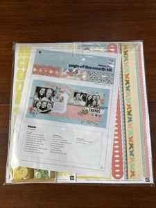 Album di ritagli grigio base pagina del mese kit amici - Foto 1 di 8