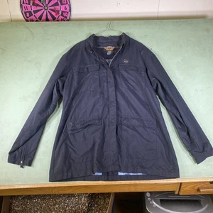 Giacca elegante uomo grande Harley Davidson manica lunga zip giacca originale taglia XL - Foto 1 di 15