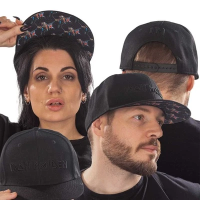 Iron Maiden Snapback Cap: Logo & Trooper OFFICIAL NEW  - Image 1 of 3