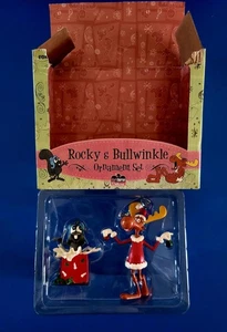 Vintage Rocky & Bullwinkle Ornament Set Sammlerstück in Box - Bild 1 von 3
