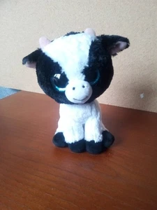 TY Beanie Boos 6” BUTTER the Cow Glitter Eyes Stuffed Animal Plush - Picture 1 of 1