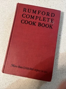 Rumford Complete Cook Book 1947 Rumford 41st  Edition - Picture 1 of 6