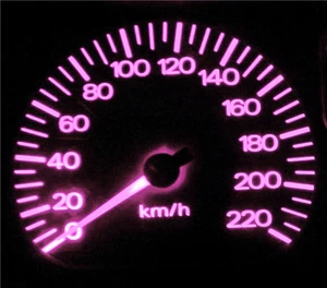 Bright Pink LED Dash Instrument Cluster Light Kit for Mitsubishi CH Lancer - Picture 1 of 1