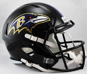 *SALE* BALTIMORE RAVENS NFL FULL SIZE SPEED REPLICA FOOTBALL HELMET RIDDELL! - Picture 1 of 2