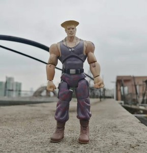 Street fighter GUILE action figure 4"- 5" loose